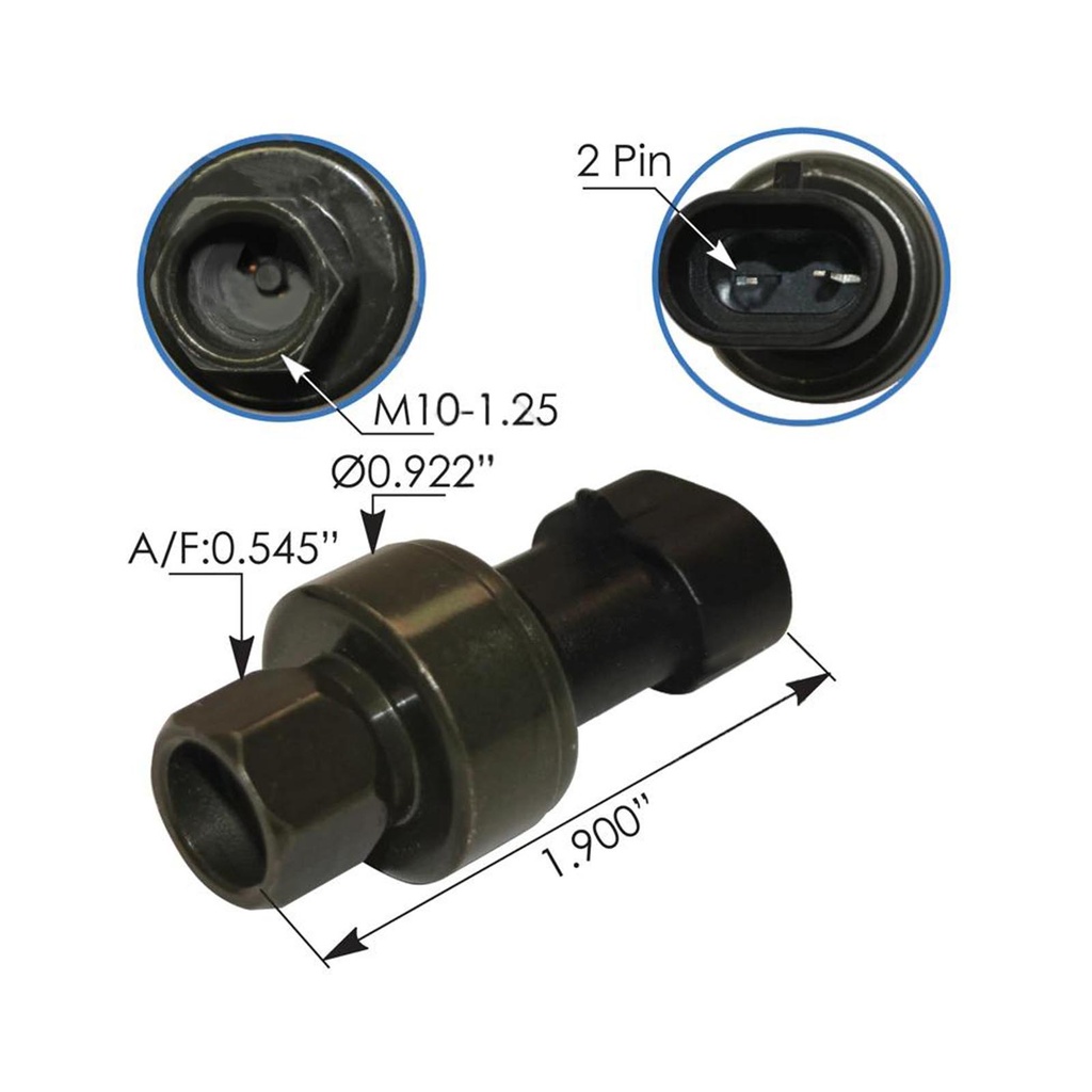 High Pressure Switch AC Peterbilt 577.75614 1803835 K3013701 1439 11